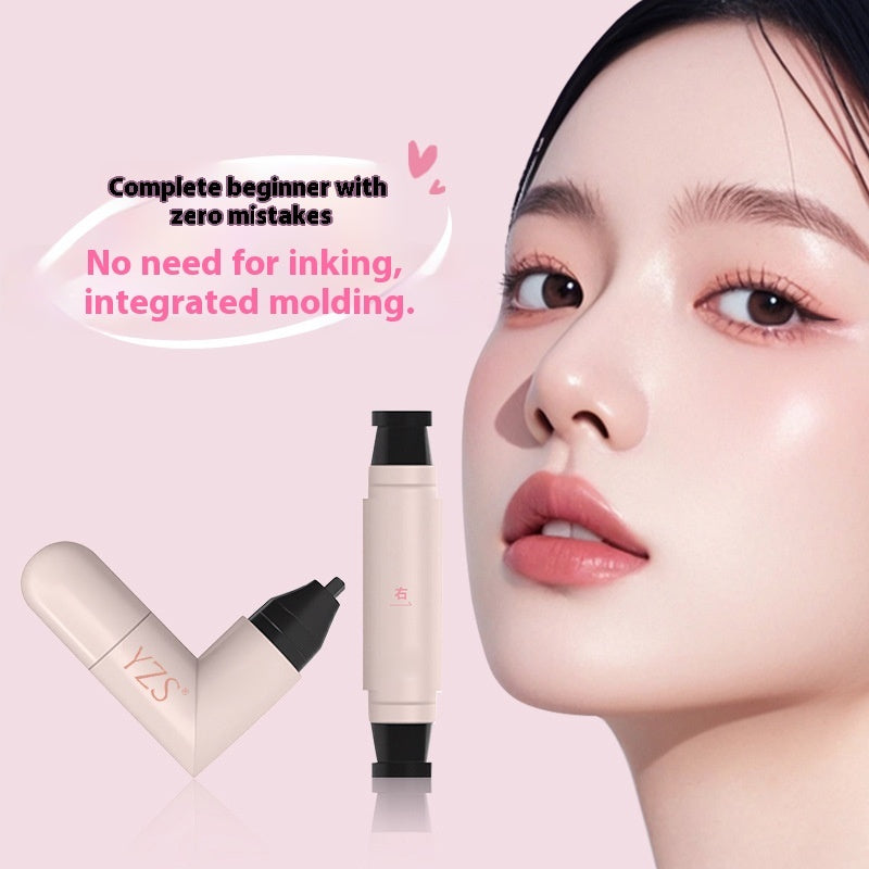 YZS Waterproof Double-Headed Eyeliner Stamp Pen.