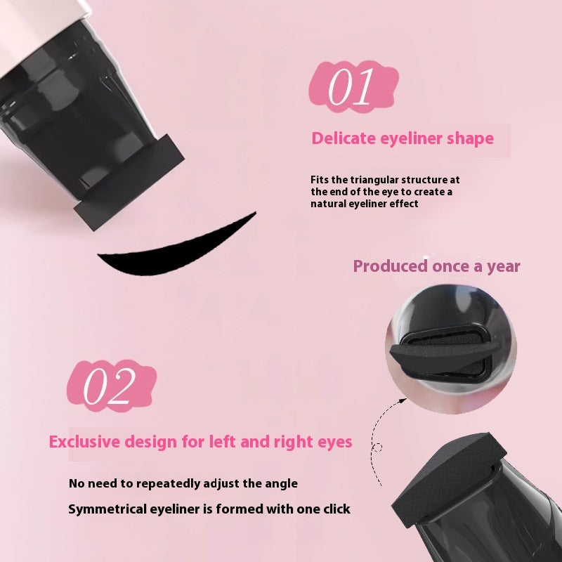 YZS Waterproof Double-Headed Eyeliner Stamp Pen.